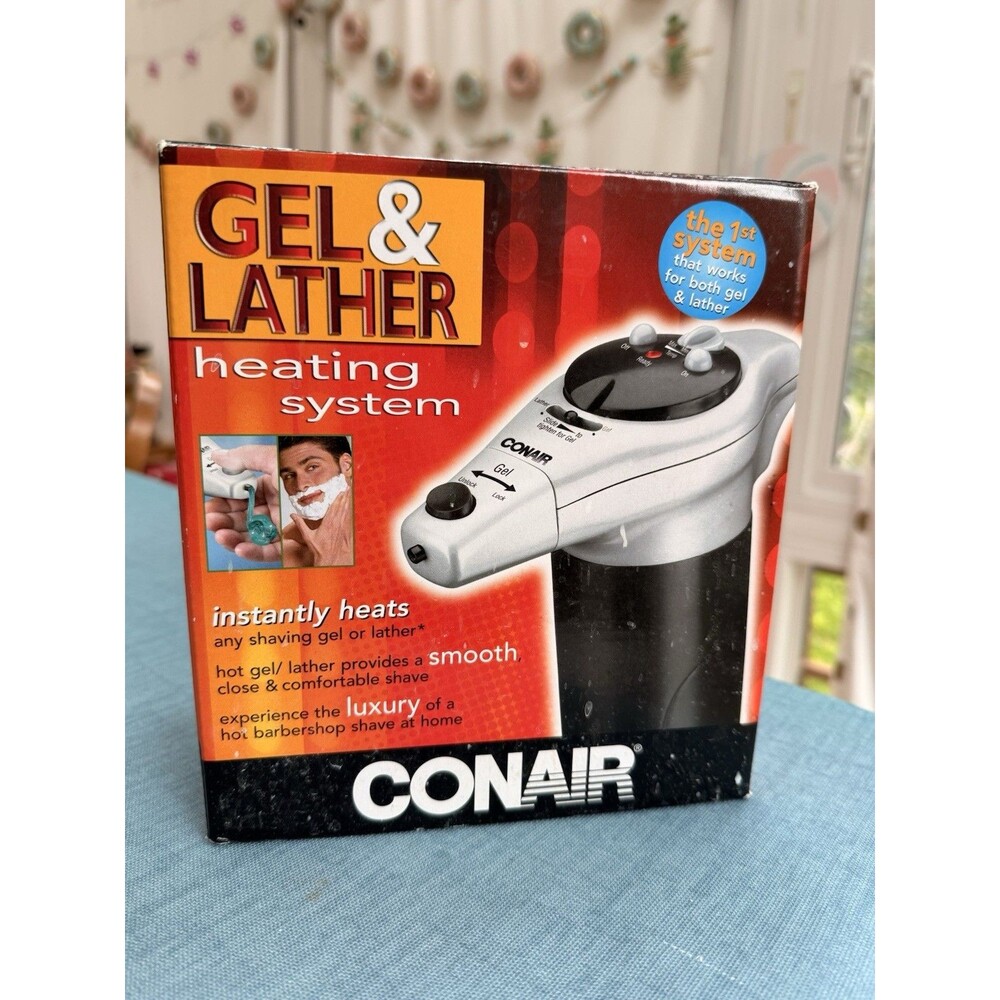 Conair HGL1N Hot Gel and Lather Heating Shaving Cream System (New In Box)